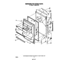 Whirlpool ET18MKXPWR1 refrigerator door diagram