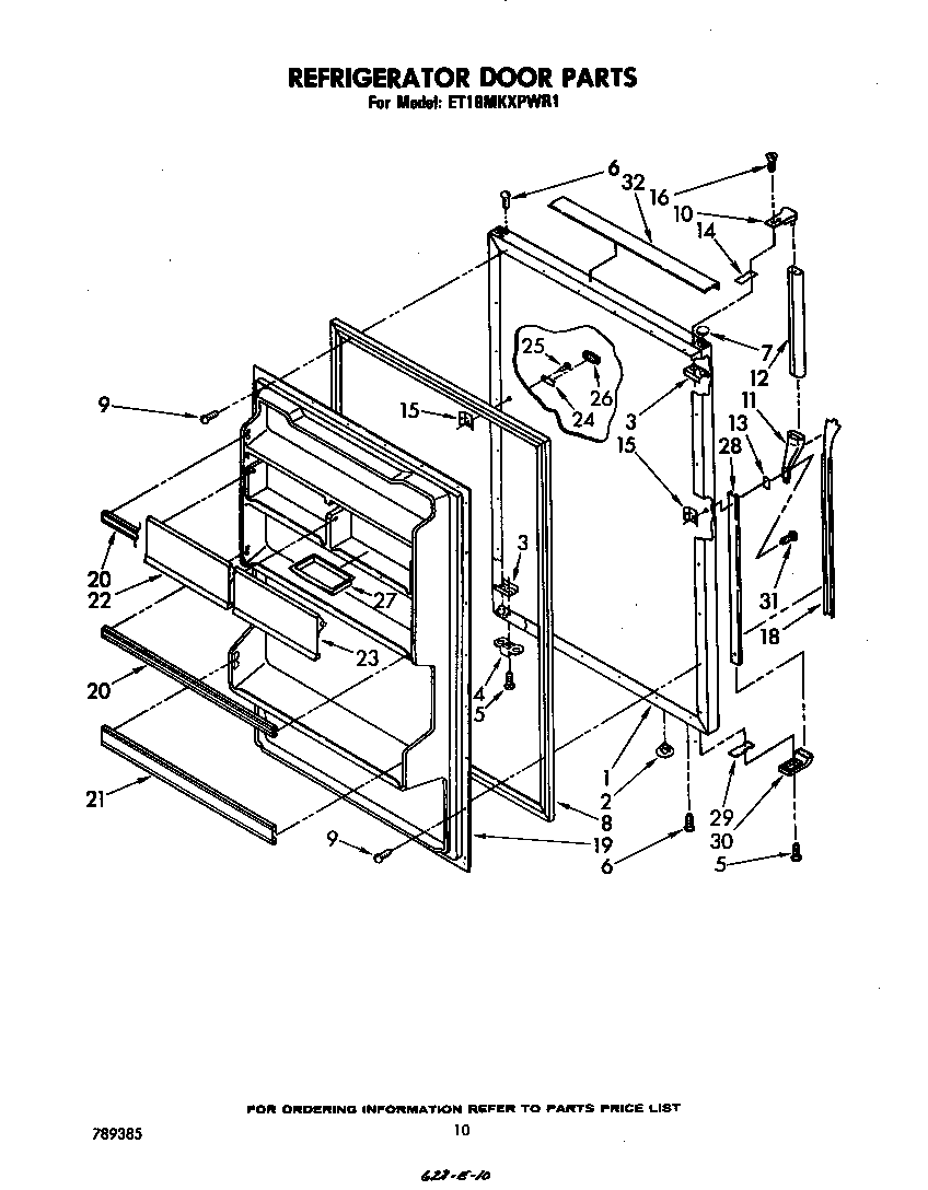 Refrigerator door