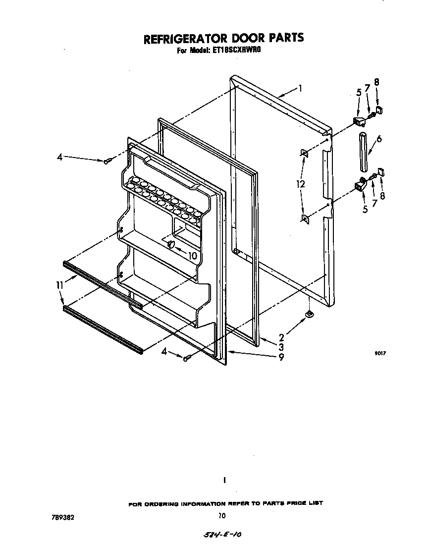 Refrigerator door