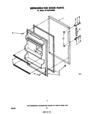 Refrigerator door