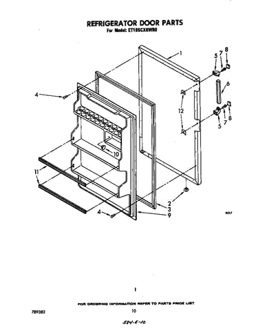 Refrigerator door