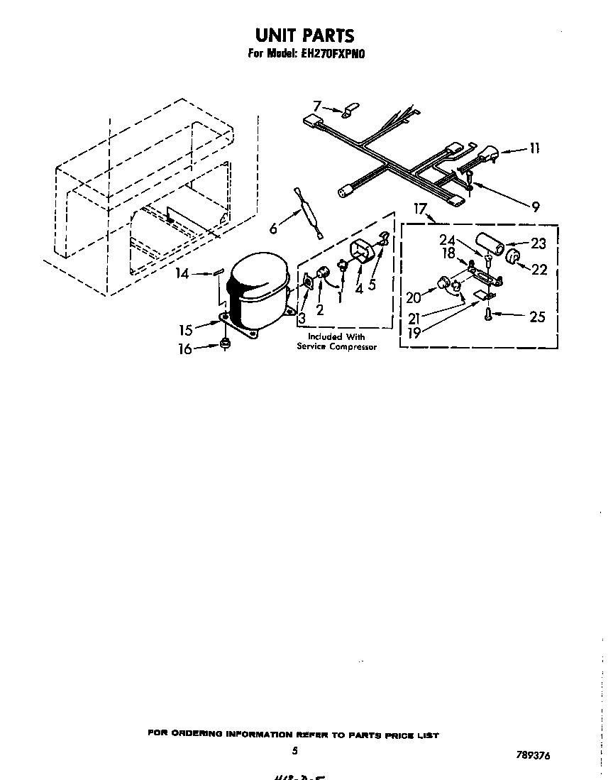 Parts diagram