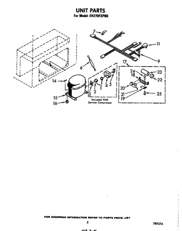 Parts diagram