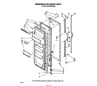 Whirlpool ED19HKXRWR0 refrigerator door diagram