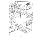 Whirlpool CPT18C2A1 air flow and control diagram