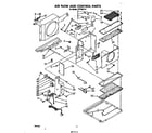 Whirlpool CPT08D1A1 air flow and control diagram