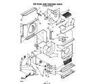 Whirlpool CET18C2A1 air flow and control diagram