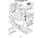 Whirlpool CAW25C2A1 air flow and control diagram