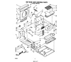 Whirlpool CAW21D2A1 air flow and control diagram