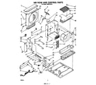 Whirlpool CAW19D2A1 air flow and control diagram