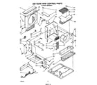 Whirlpool CAW18B2A1 air flow and control diagram