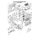 Whirlpool AC2504XS0 airflow and control diagram