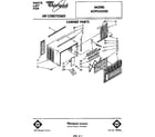 Whirlpool ACP552XS0 cabinet diagram