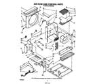 Whirlpool AC1854XS0 airflow and control diagram