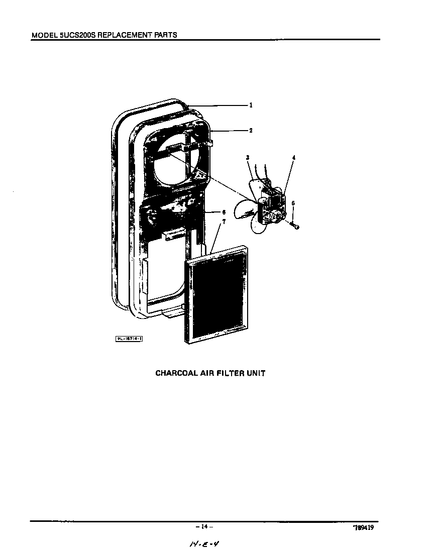 CHARCOAL AIR FILTER