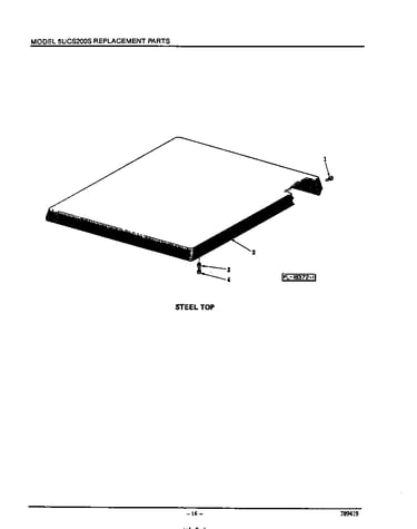 Steel top
