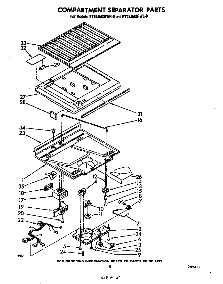 Compartment separator