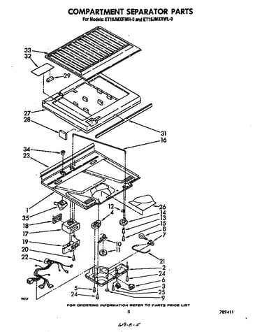 Compartment separator