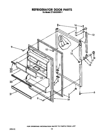 Refrigerator door