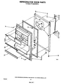 Refrigerator door