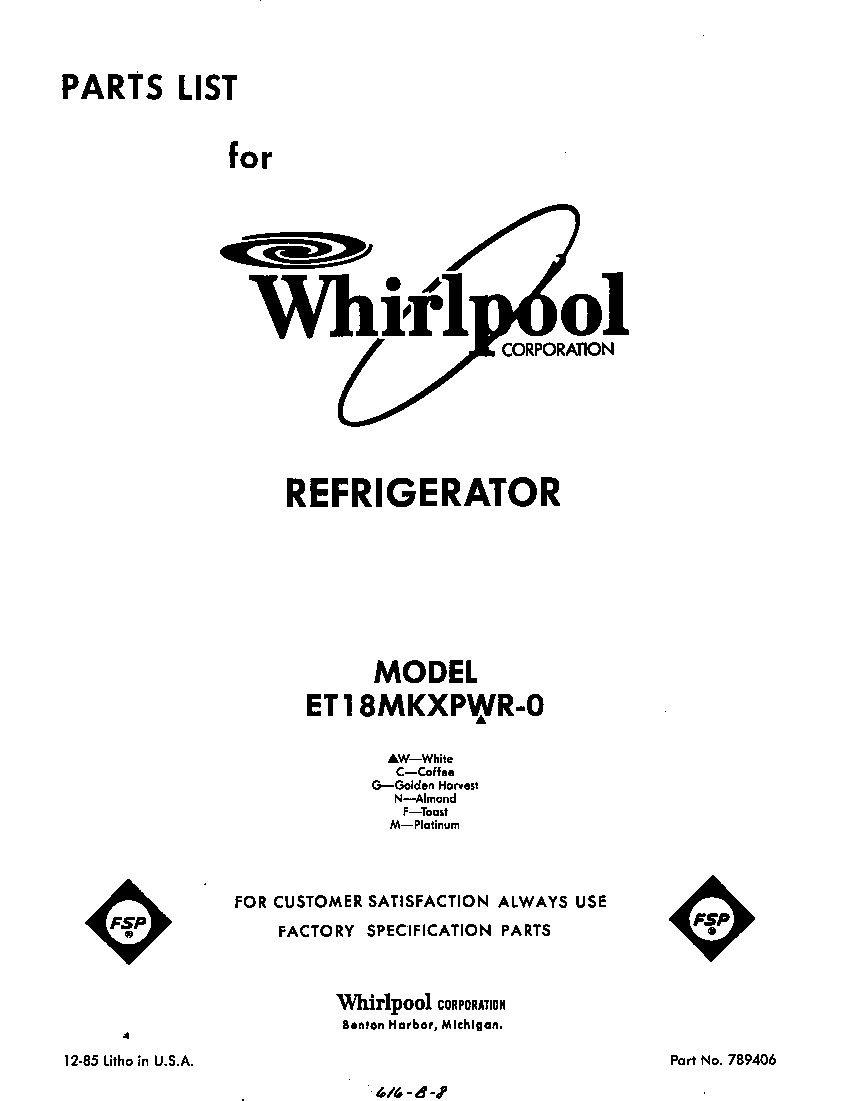 Front cover