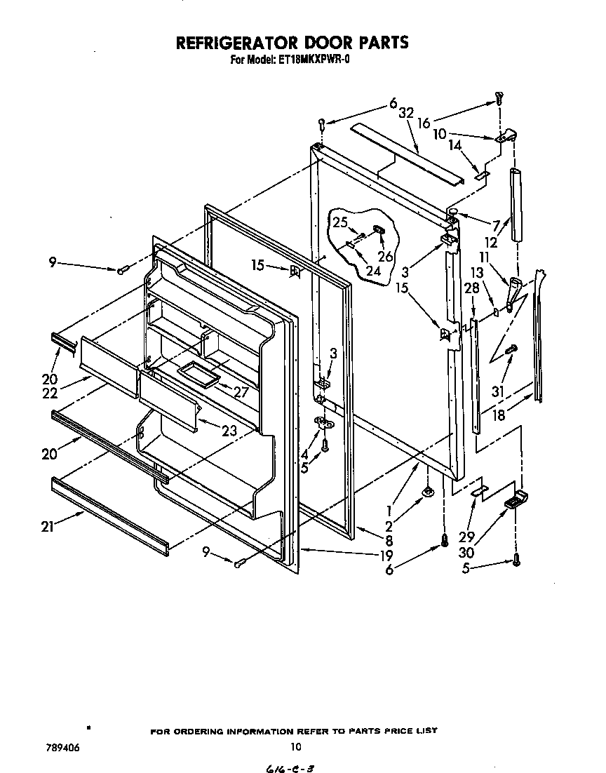 Refrigerator door
