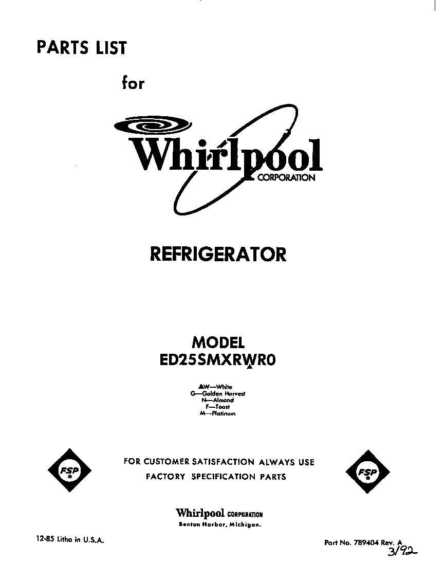 Front cover