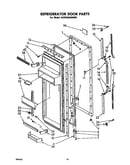 Refrigerator door