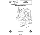 Whirlpool AD0302XM1 frame and control parts diagram