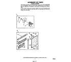 Whirlpool ACP602XS0 accessory kit diagram