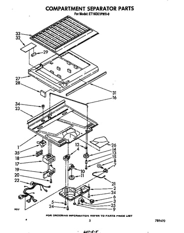Compartment separator