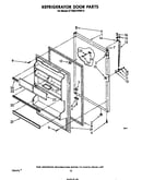 Refrigerator door