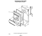 Whirlpool ET18JMXRWR1 refrigerator door diagram
