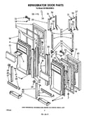 Refrigerator door
