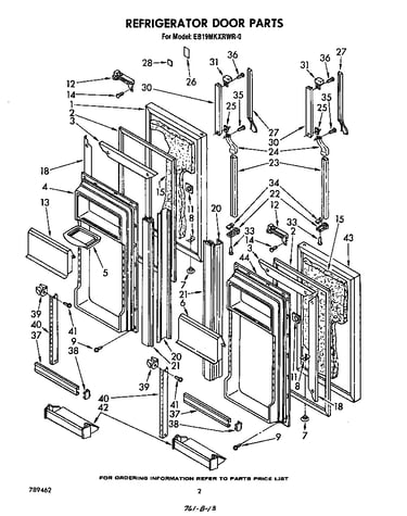 Refrigerator door