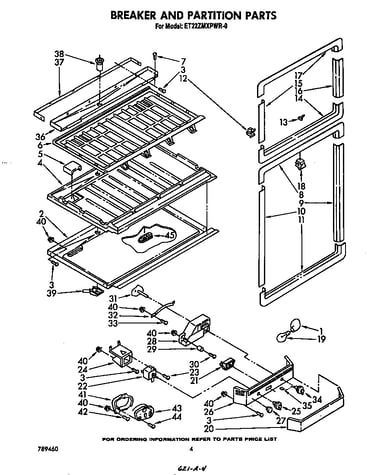 Breaker and partition