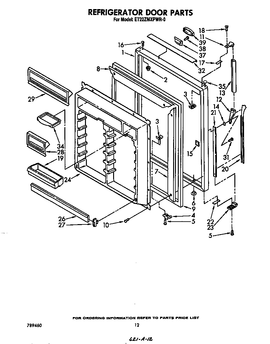 Refrigerator door