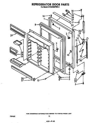 Refrigerator door