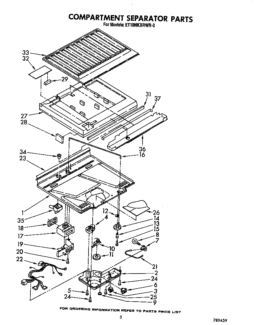 Compartment separator