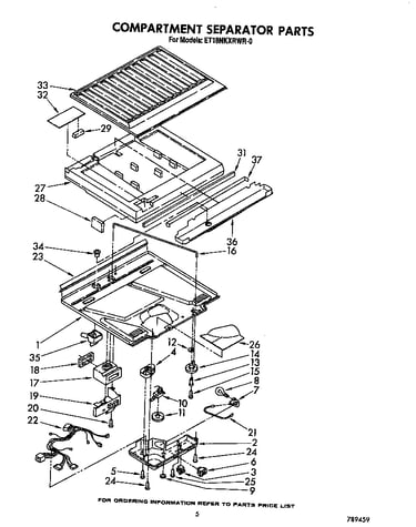 Compartment separator