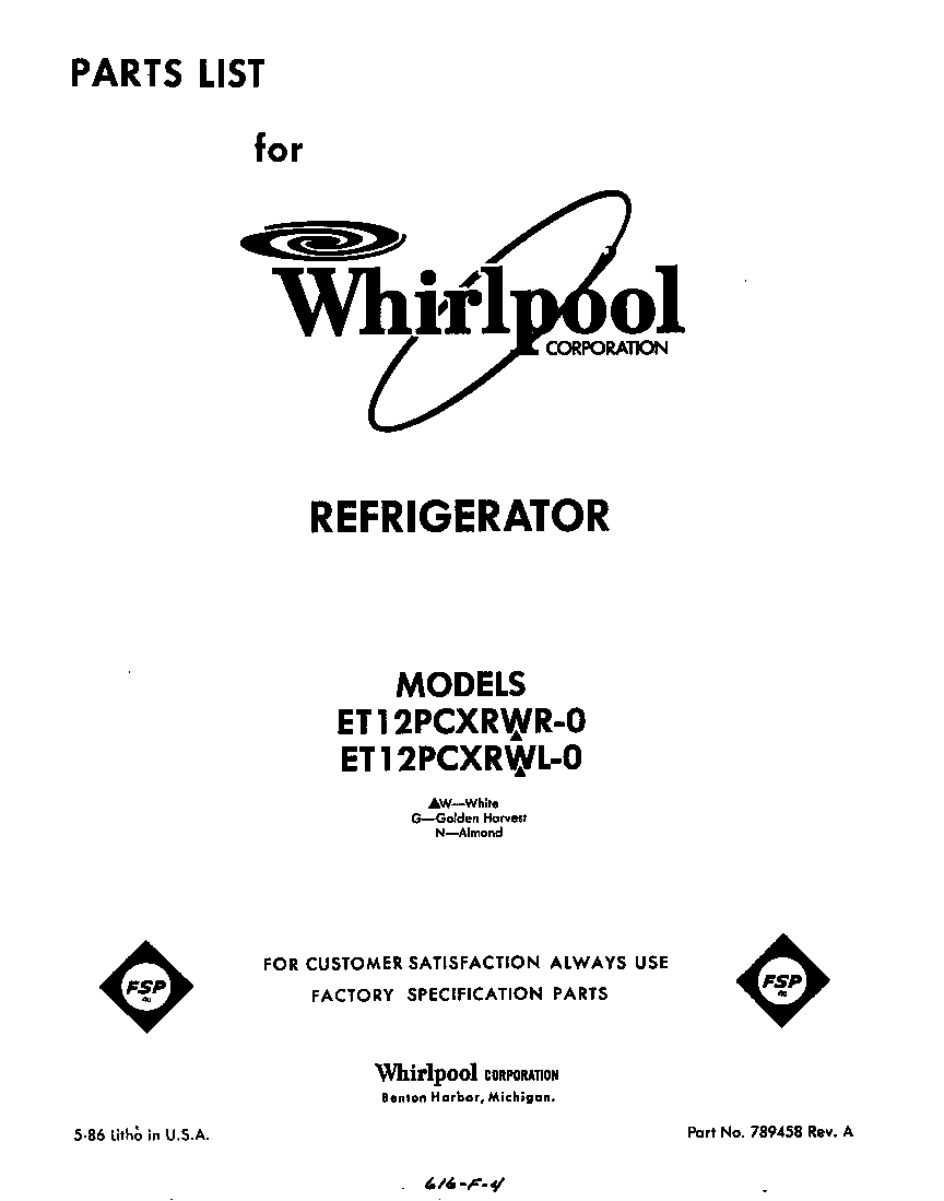 Front cover