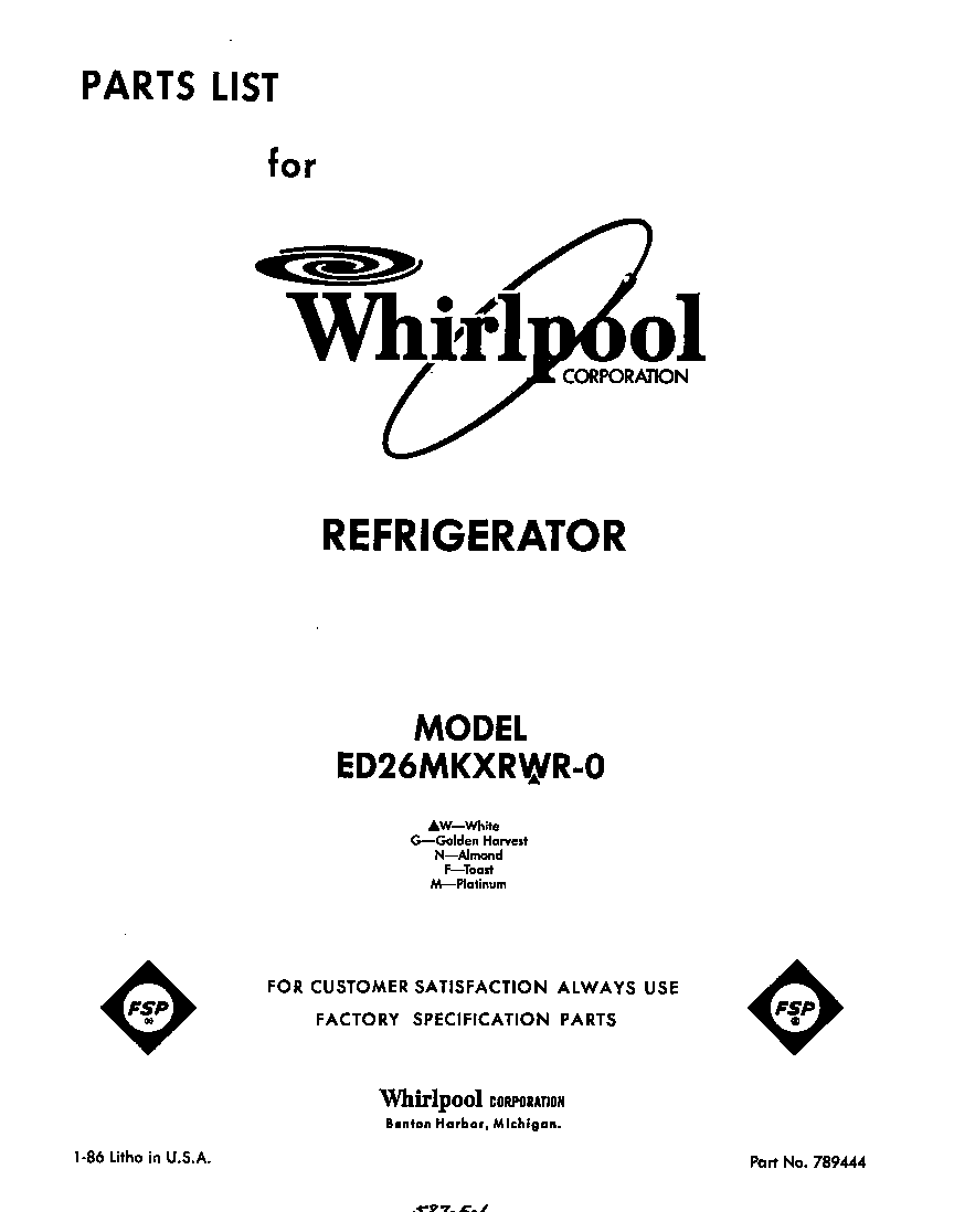 Front cover