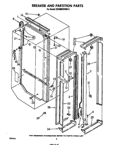 Breaker and partition