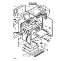 Whirlpool SF386PEWW0 oven diagram