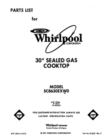 Cover page-text only