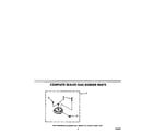 Whirlpool SC8630EXW0 complete sealed gas burner parts diagram