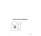 Whirlpool SC8630EWW0 complete sealed gas burner parts diagram