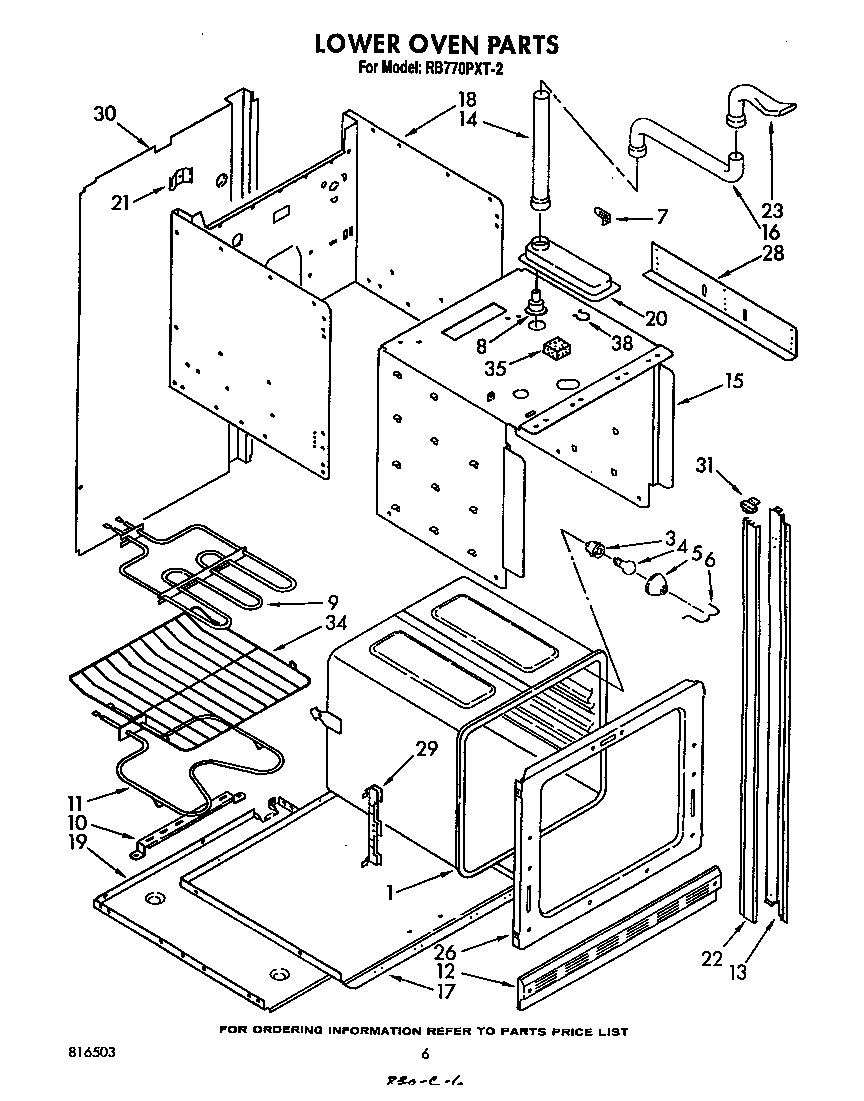 Lower oven