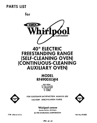 Front cover