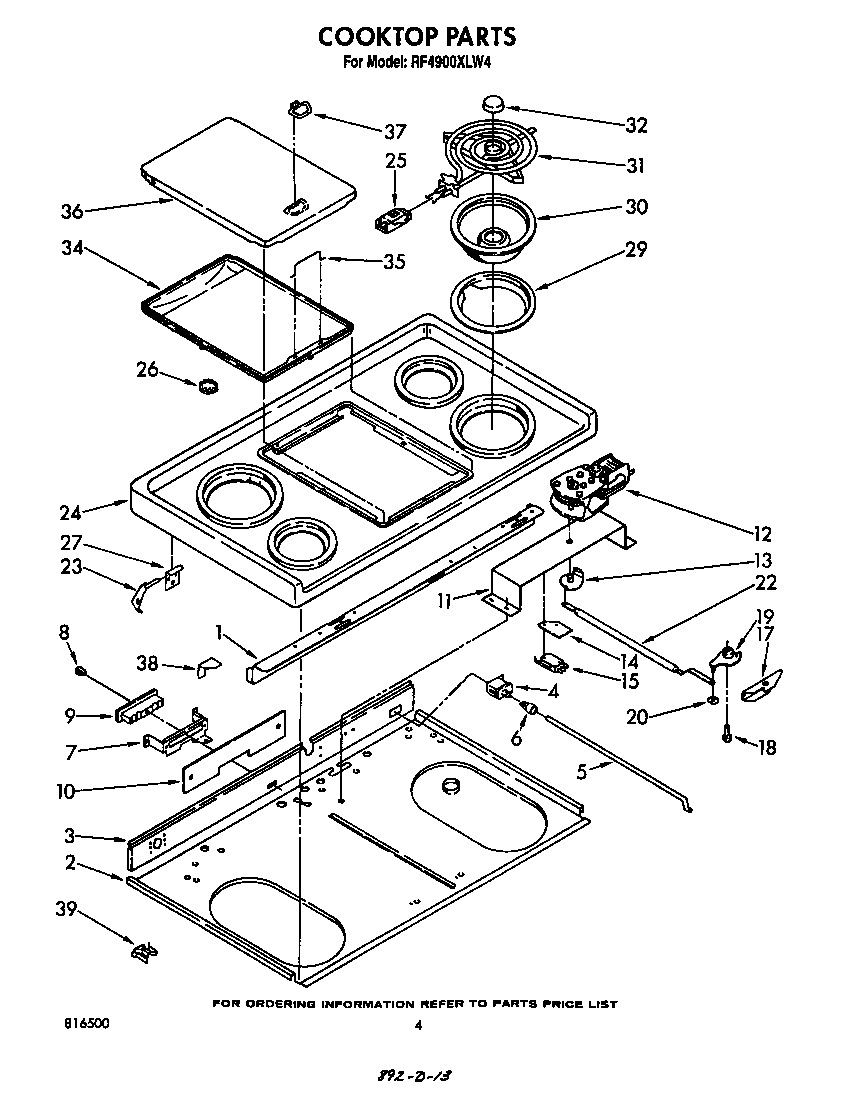 Cook top